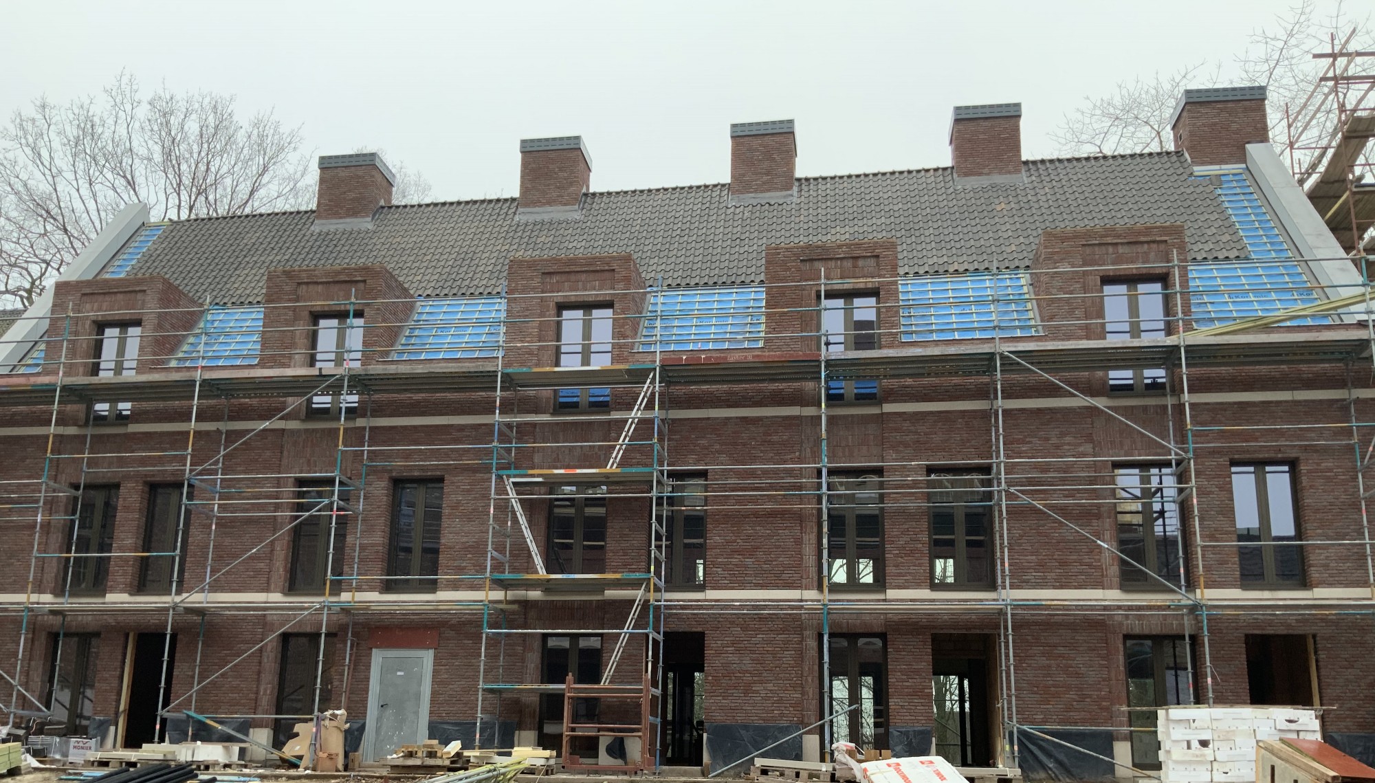 De Groene Wal in Maaseik gaat goed vooruit
