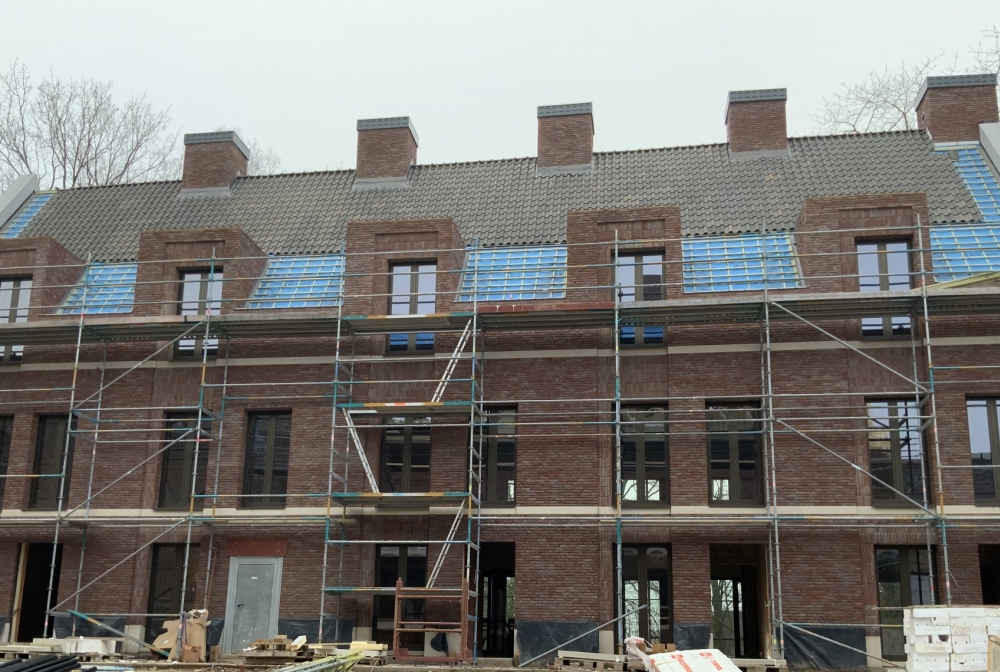 De Groene Wal in Maaseik gaat goed vooruit